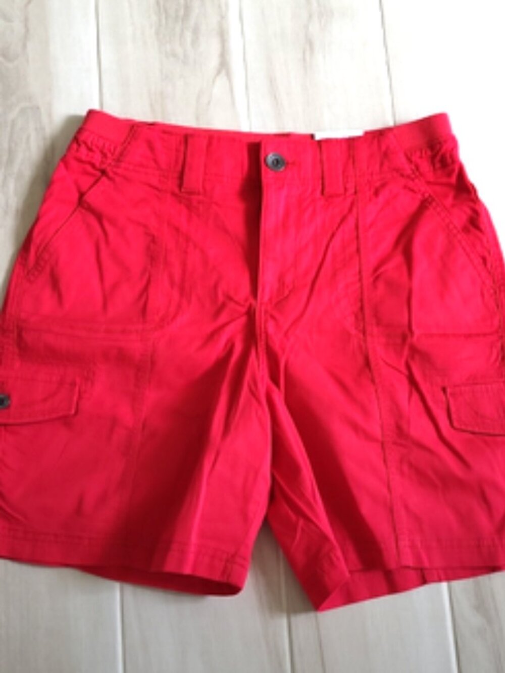 Style & Co Red Women's comfort Cargo Shorts Size 8